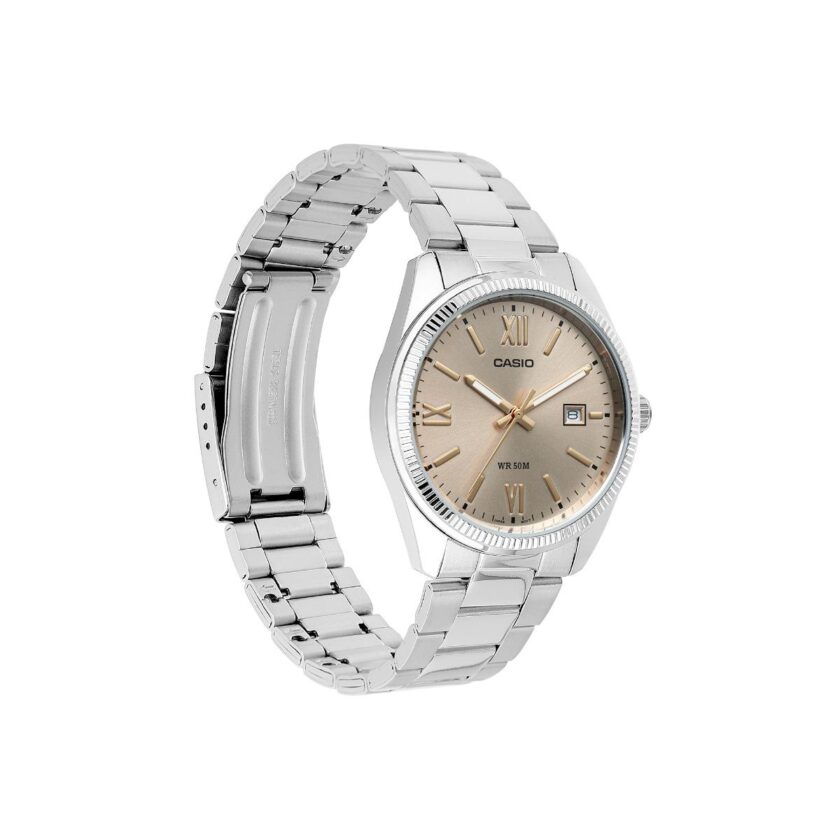 montre classique homme casio mtp 1302dd 9avdf – acier inoxydable, bracelet métal, cadran doré, Étanche – boutique aïwatch