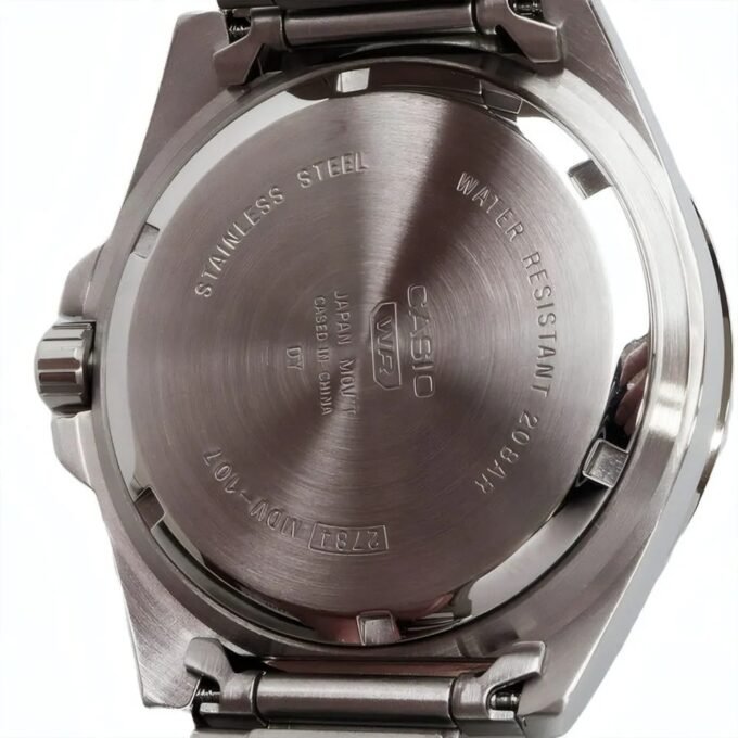 Montre Classique Homme Casio MDV-107D-3A2VDF - Acier Inoxydable, Quartz, Étanche 200m, Bracelet Métal - Argenté - Référence MDV-107D-3A2VDF