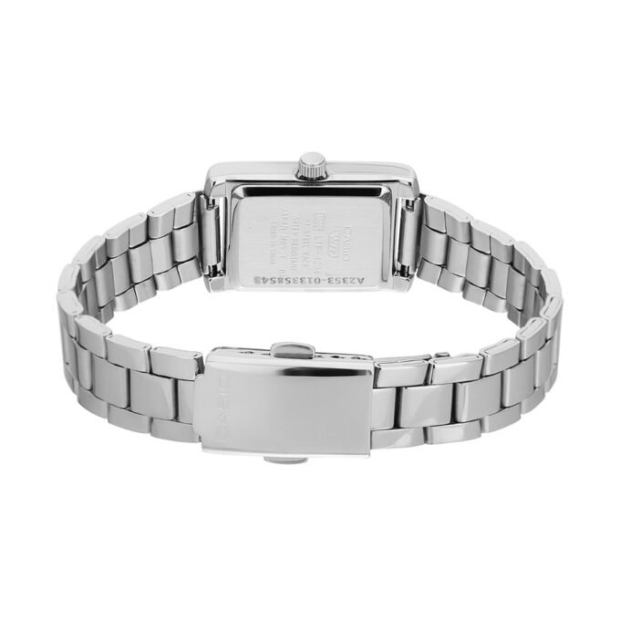 Montre Classique - Casio - Femme - Design Élégant, Bracelet Acier Inoxydable, Résistance à lEau, Mouvement Quartz - Acier - Argent - Référence LTP-1234DD-1ADF
