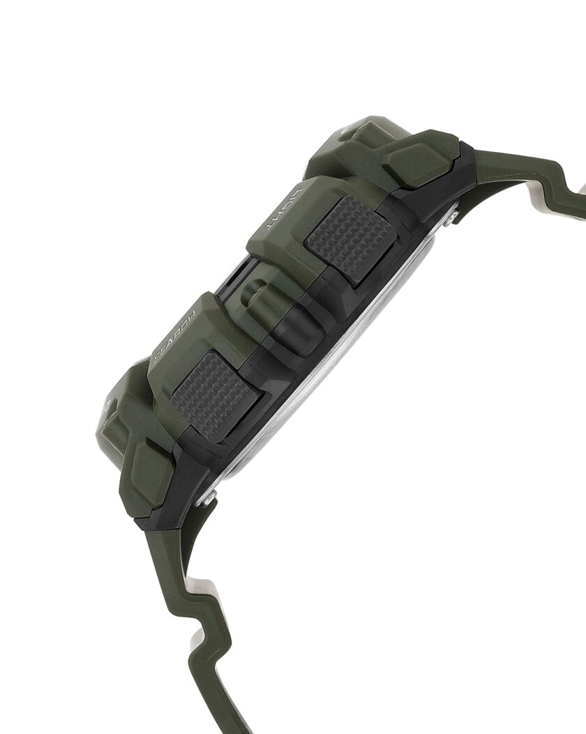 montre casio montre numérique pour jeunes, hommes et femmes ws 1500h 3bvdf double fuseau horaire vert