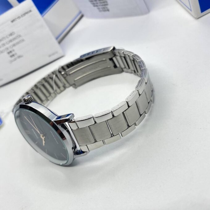 Montre CASIO Femme -LTP-VT01D-2BUDF - Bracelet Gris En Acier Inoxydable - Résistante à l'eau - 12 Mois De Garantie