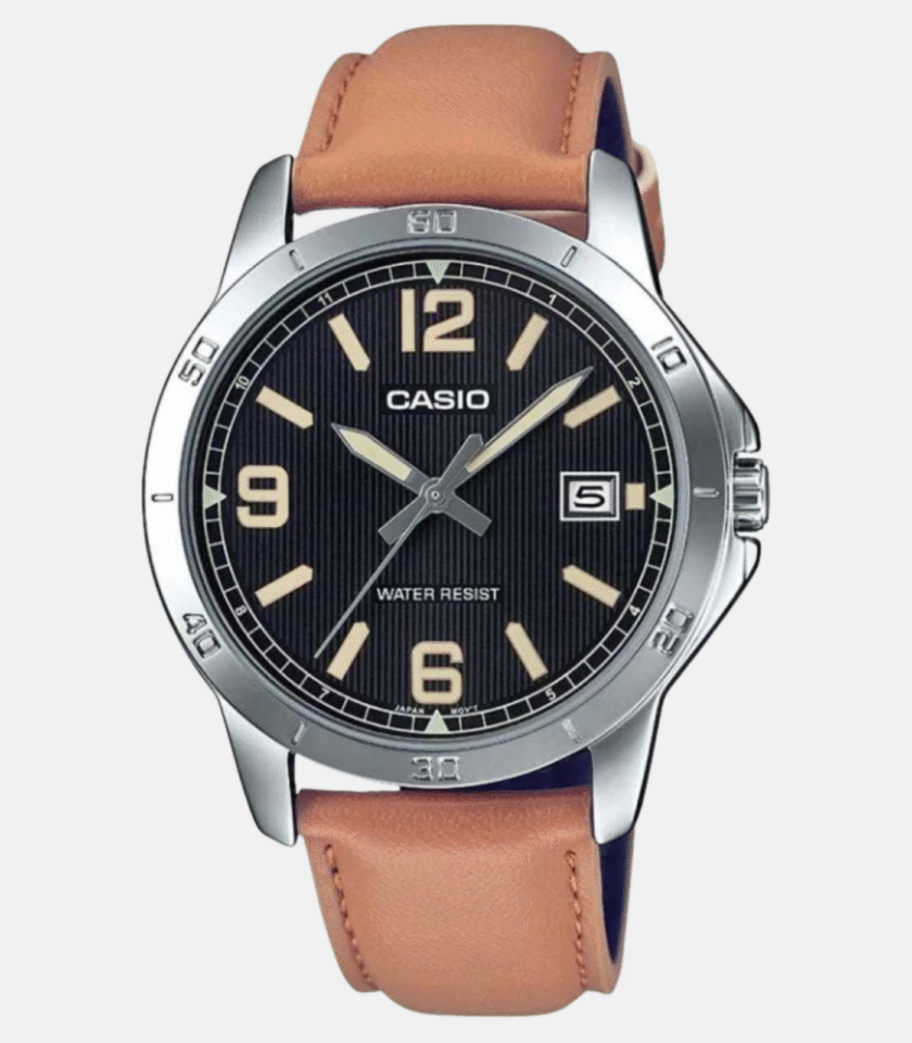 Montre Homme Casio - MTP-V004L-1B2UDF - Bracelet En Cuir - Garantie 12 mois