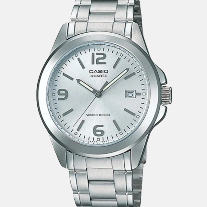 Montre Homme Casio Collection MTP-1215A-7ADF - Bracelet Acier inoxydable - Affichage analogique - Résistant à l'eau