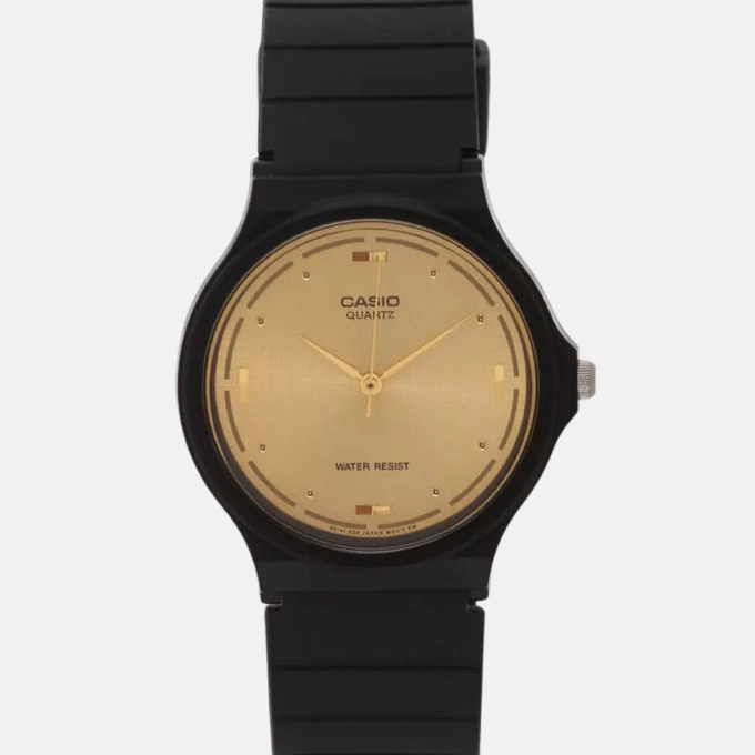 Montre CASIO Unisexe - Bracelet Noir En Résine -MQ-76-9ALDF - Boitier En Résine - Résistante à l'eau - 12 Mois De Garantie