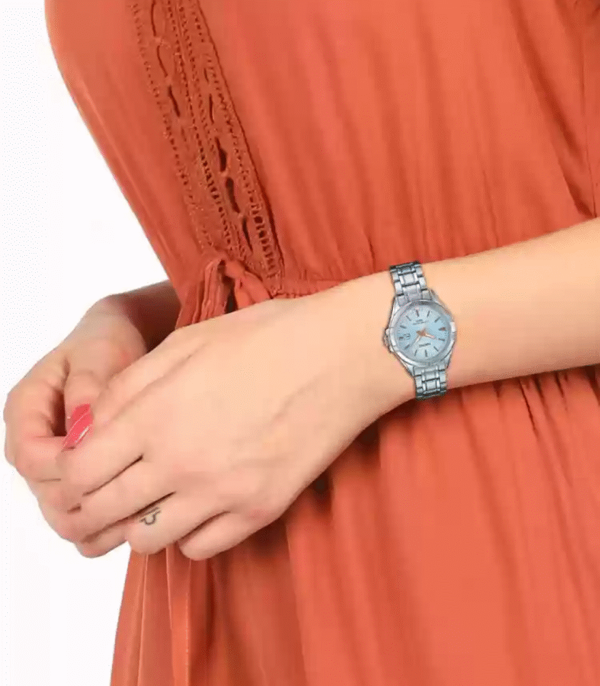 Montre Femme Casio - LTP-1308D-2AVDF - Bracelet en Acier Inoxydable - Affichage analogique - Résistant à l'eau – Image 3