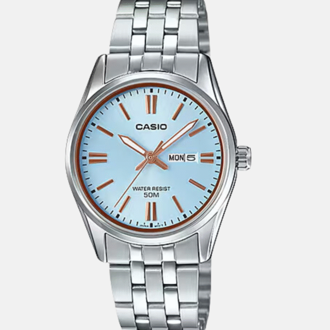 Montre Femme Casio - LTP-1335D-2AVDF - Bracelet en Acier Inoxydable - Affichage analogique - Résistant à l'eau