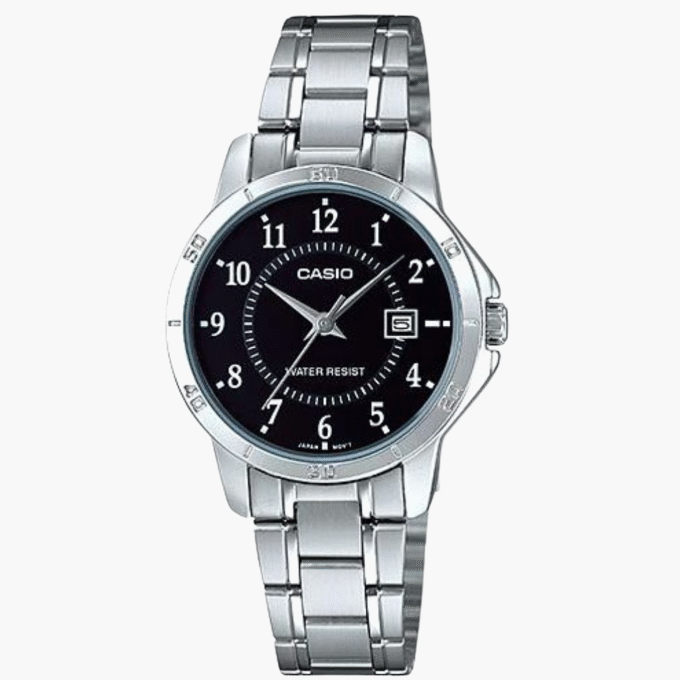Montre Femme Casio - LTP-V004D-1BUDF - bracelet en acier inoxydable - Résistant à l'eau