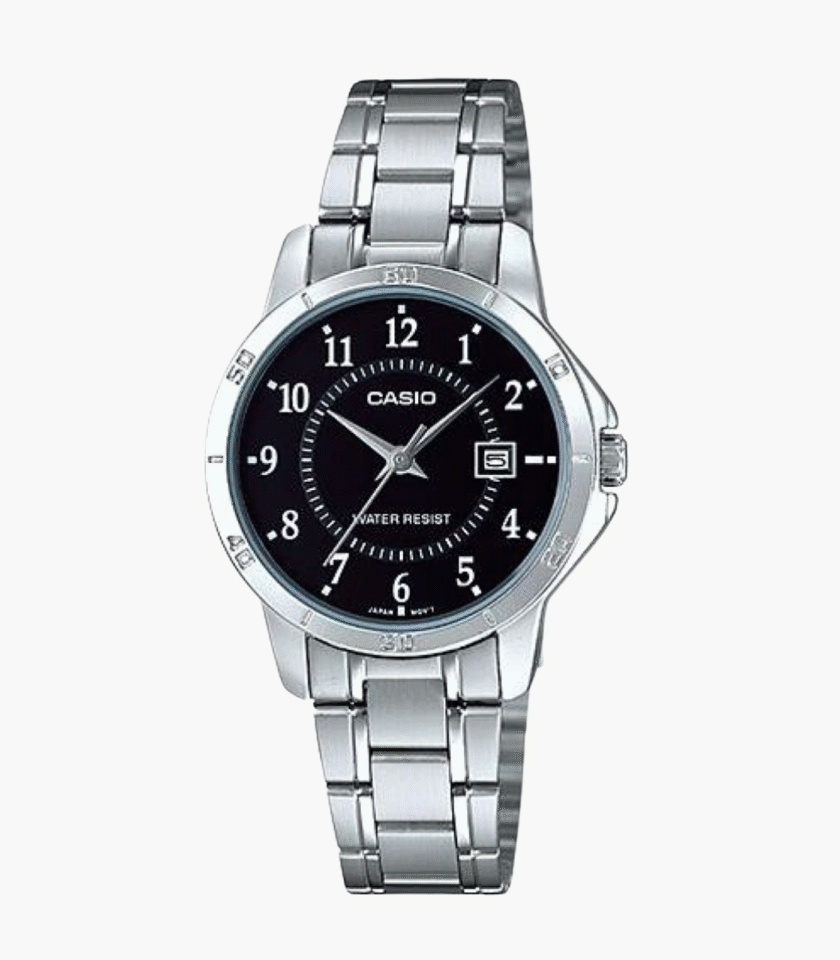 Montre Femme Casio - LTP-V004D-1BUDF - bracelet en acier inoxydable - Résistant à l'eau