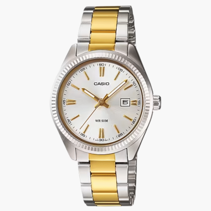 Montre Femme Casio - LTP-1302SG-7AVDF - Bracelet en acier inoxydable - Résistant à l'eau