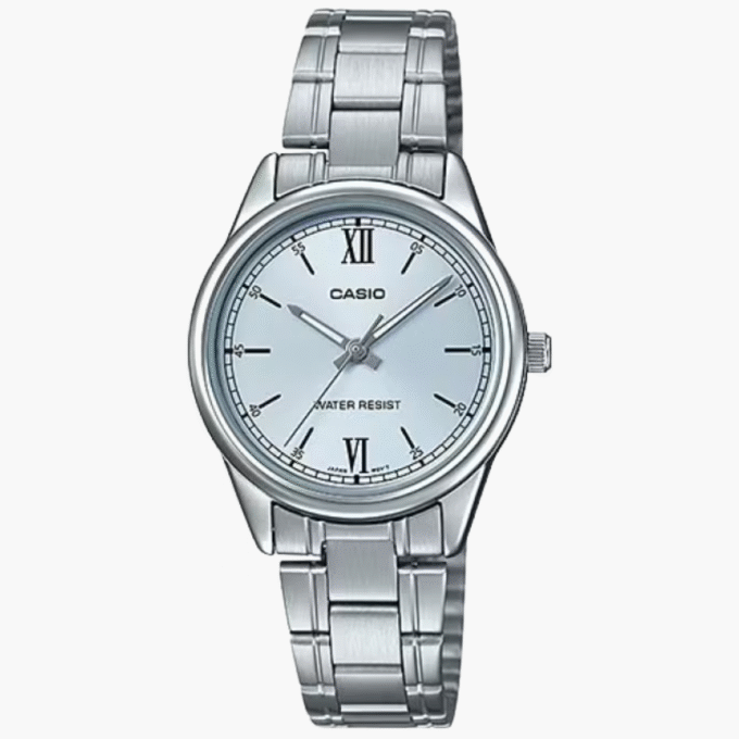 Montre Femme Casio - LTP-V005D-2B3UDF - Bracelet en acier inoxydable - Résistant à l'eau
