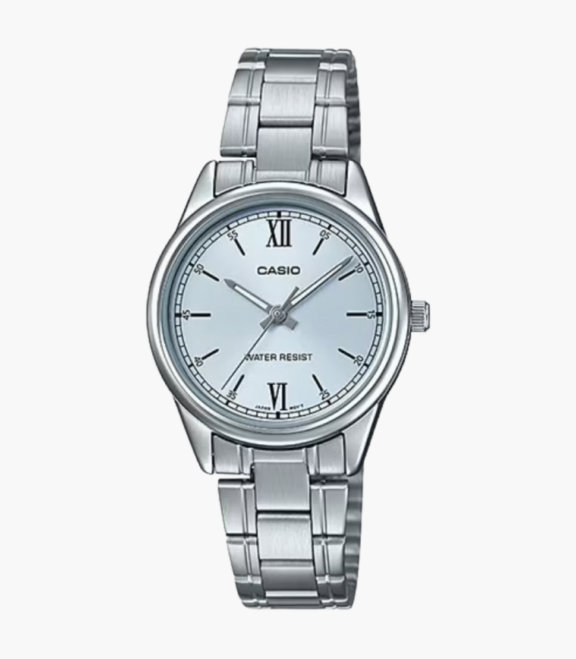 Montre Femme Casio - LTP-V005D-2B3UDF - Bracelet en acier inoxydable - Résistant à l'eau