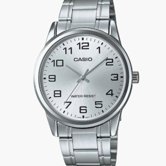Montre Homme Casio - MTP-V001D-7BUDF - Bracelet en acier inoxydable - Résistant à l'eau