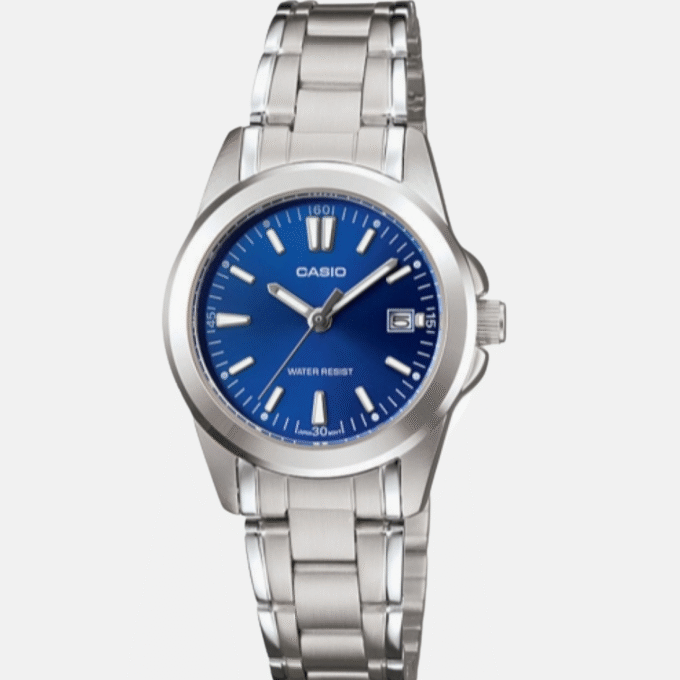 Montre-Bracelet Femme - Casio Collection - Bracelet Gris En Acier inoxydable - LTP-1215A-2A2DF