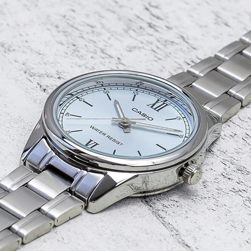 Montre Femme Casio - LTP-V005D-2B3UDF - Bracelet en acier inoxydable - Résistant à l'eau – Image 3
