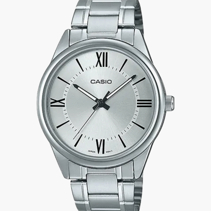 Casio Montre Homme MTP-V005D-7B5UDF - Bracelet en Acier Inoxydable - Argent