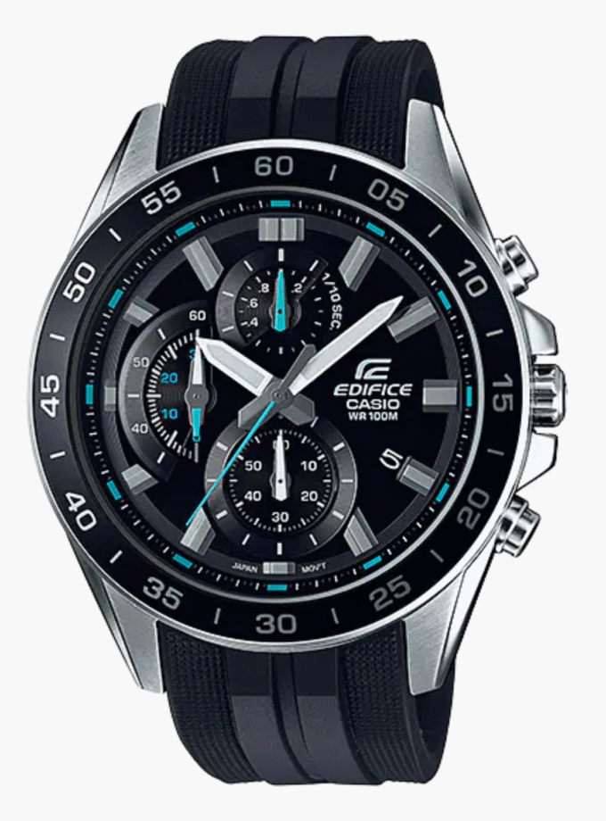 Montre Homme Casio Edifice - EFV-550P-1AVUDF - Bracelet Noir En Résine - Résistance à l'eau 10 ATM