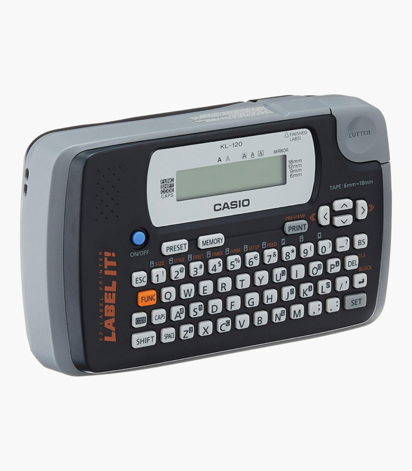 Imprimante d'étiquettes Casio, KL-120-W