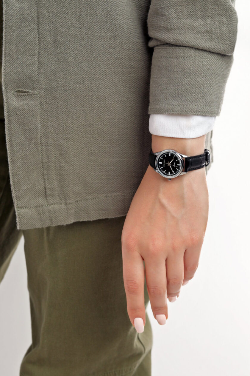 Montre Femme Casio - LTP-V005L-1AUDF - Bracelet en Cuir - Noir – Image 3
