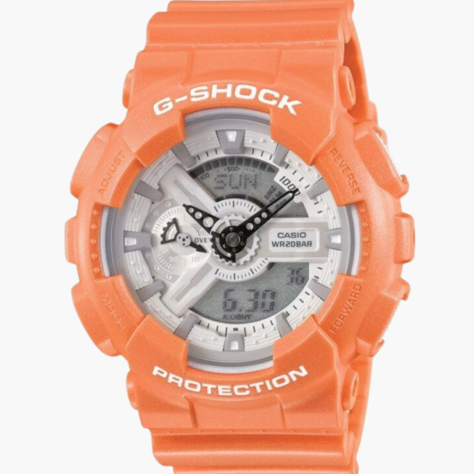 Montre Homme G-Shock - GA-110SG-4ADR - Bracelet en Résine - Orange