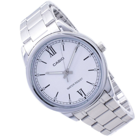 Casio Montre Homme MTP-V005D-7B5UDF - Bracelet en Acier Inoxydable - Argent