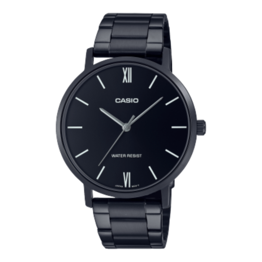 Montre Homme Casio Collection MTP-VT01B-1BUDF - Bracelet En Acier Inoxydable - Résistante à l'eau