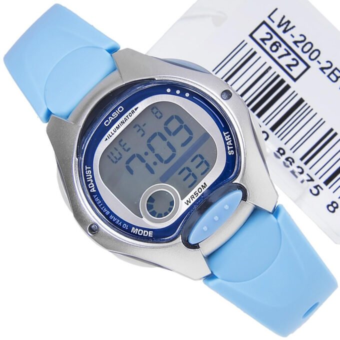 Montre Jeunesse Casio Collection - Bracelet En Résine - LW-200-2BVDF