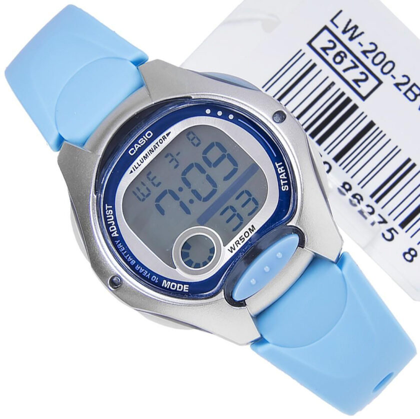 Montre Jeunesse Casio Collection - Bracelet En Résine - LW-200-2BVDF – Image 2