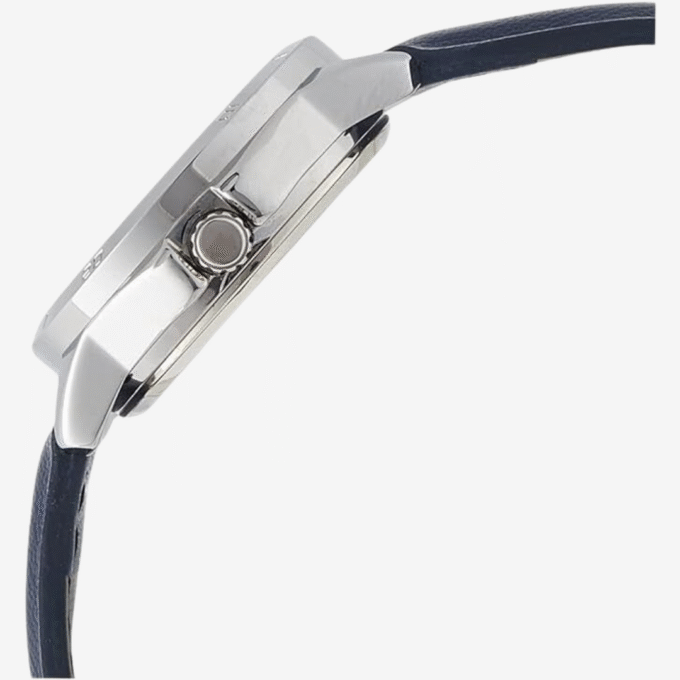 Montre Casio Femme - LTP-V004L-2BUDF- Bracelet en cuir Bleu - Affichage analogique - Résistant à l'eau