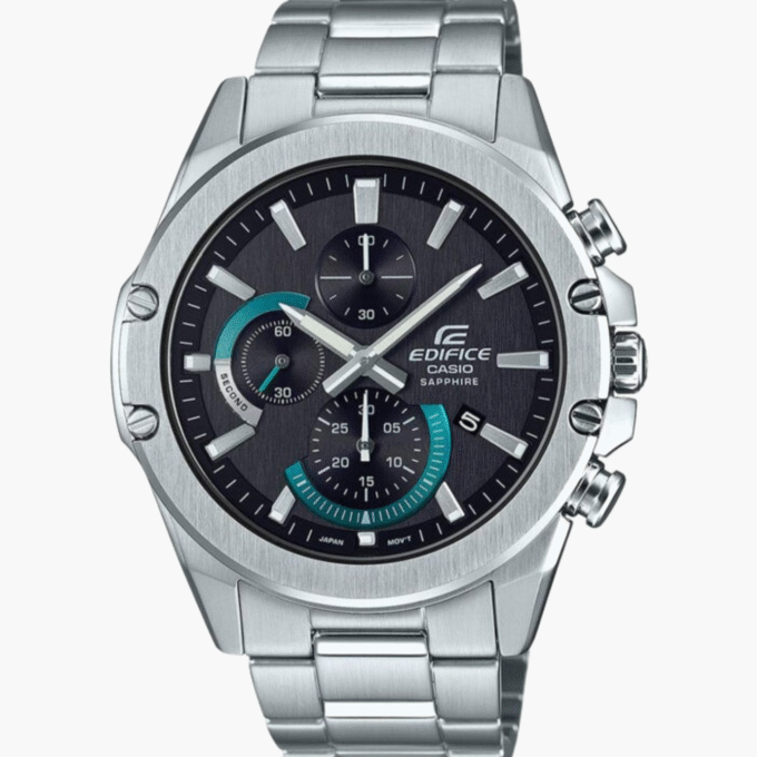 Montre Homme Casio - EFR-S567D-1AVUDF - Bracelet en acier inoxydable - Chronographe - Verre en saphir - Verre Saphir