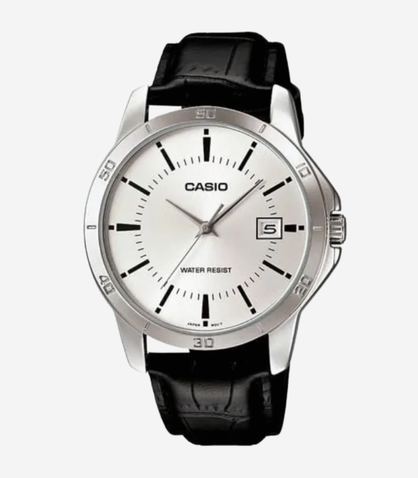 Montre Homme Casio - MTP-V004L-7AUDF - Bracelet en cuir noir - Affichage analogique