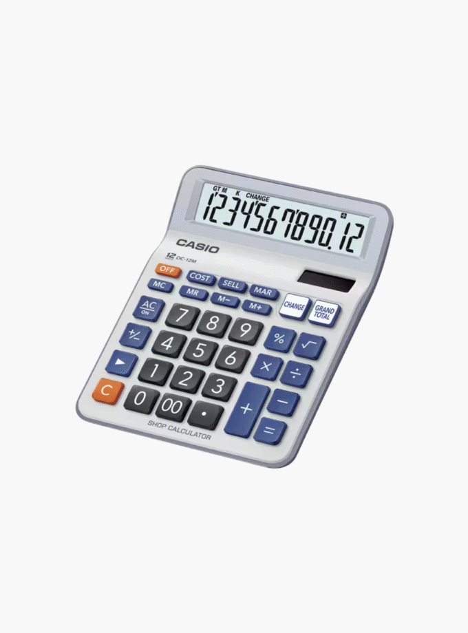 Calculatrice De Bureau Casio - Dc-12M
