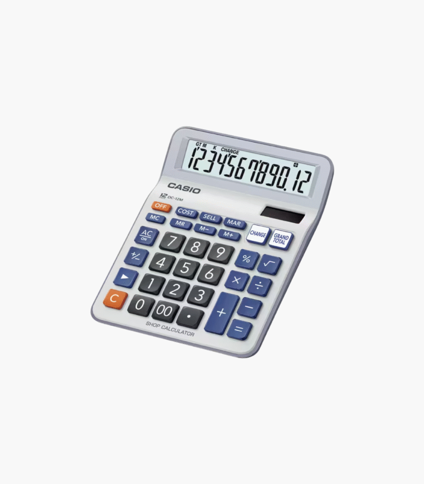 Calculatrice De Bureau Casio - Dc-12M
