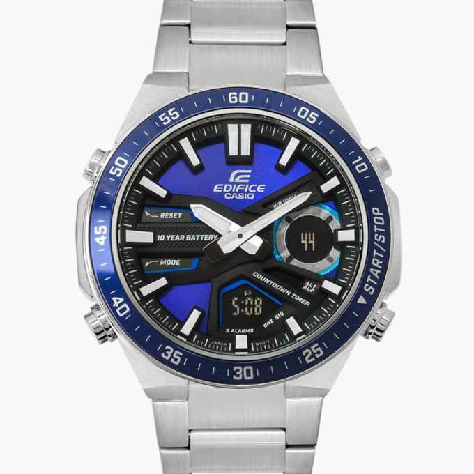 Montre Homme Casio Edifice - EFV-C110D-2AVDF - Bracelet en acier inoxydable - Résistant à l'eau