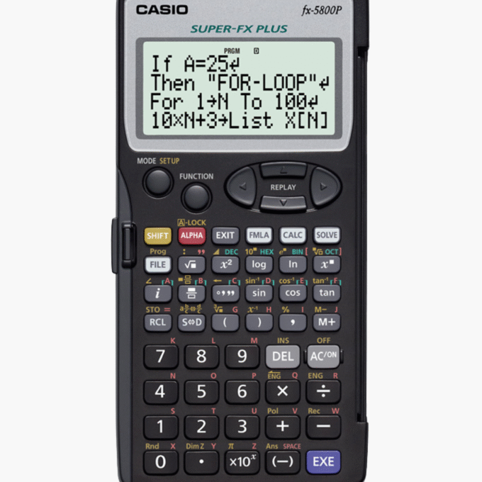 Calculatrice Scientifique Casio - Fx-5800P