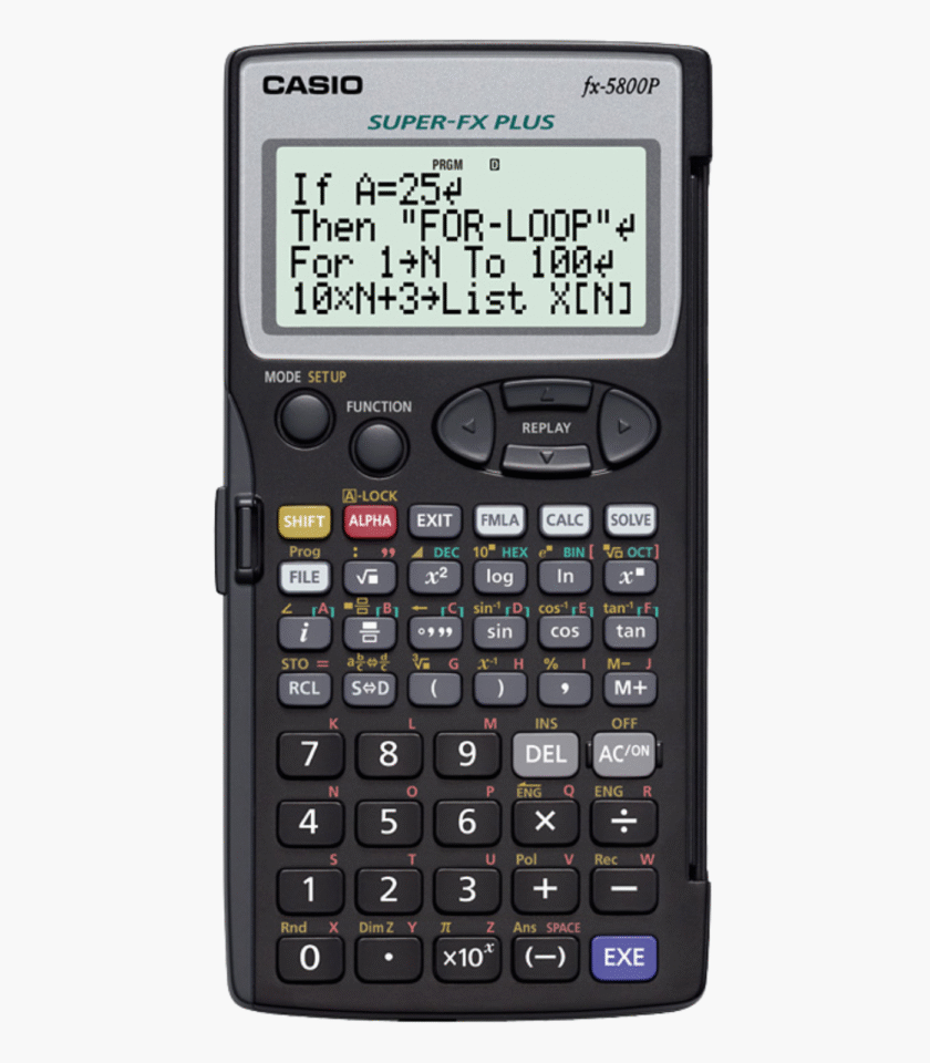 Calculatrice Scientifique Casio - Fx-5800P