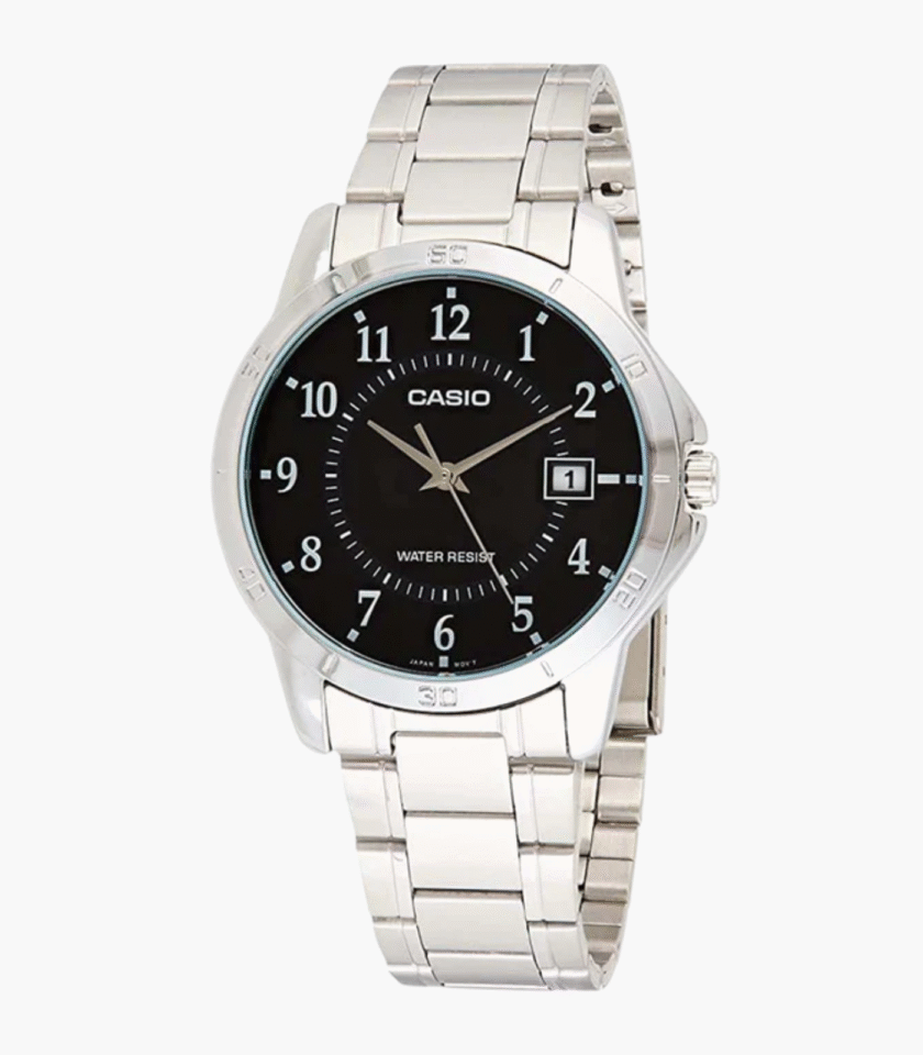 Montre Pour Homme Casio - Bracelet En Acier Inoxydable - Mtp-V004D-1Budf - Garantie 1 An