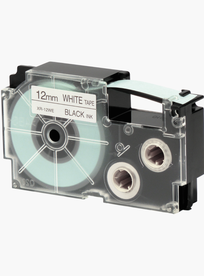 Cartouche Cassette à Ruban - 12mm - XR-12WE