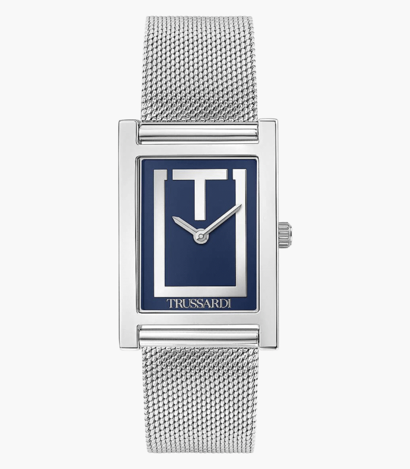 Montre Femme Trussardi T-STRICT – R2453155005 – Bracelet Gris en Acier Inoxydable – Résistance à L’eau