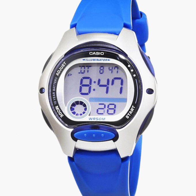 Montre Jeunesse Casio - LW-200-2AVDF - Bracelet en Résine bleu - Affichage numérique - Résistance à l'eau