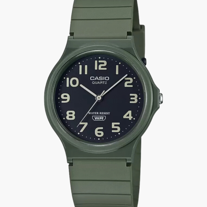 Montre Casio Jeunesse Casio - MQ-24UC-3BDF - Bracelet en résine vert - Affichage...
