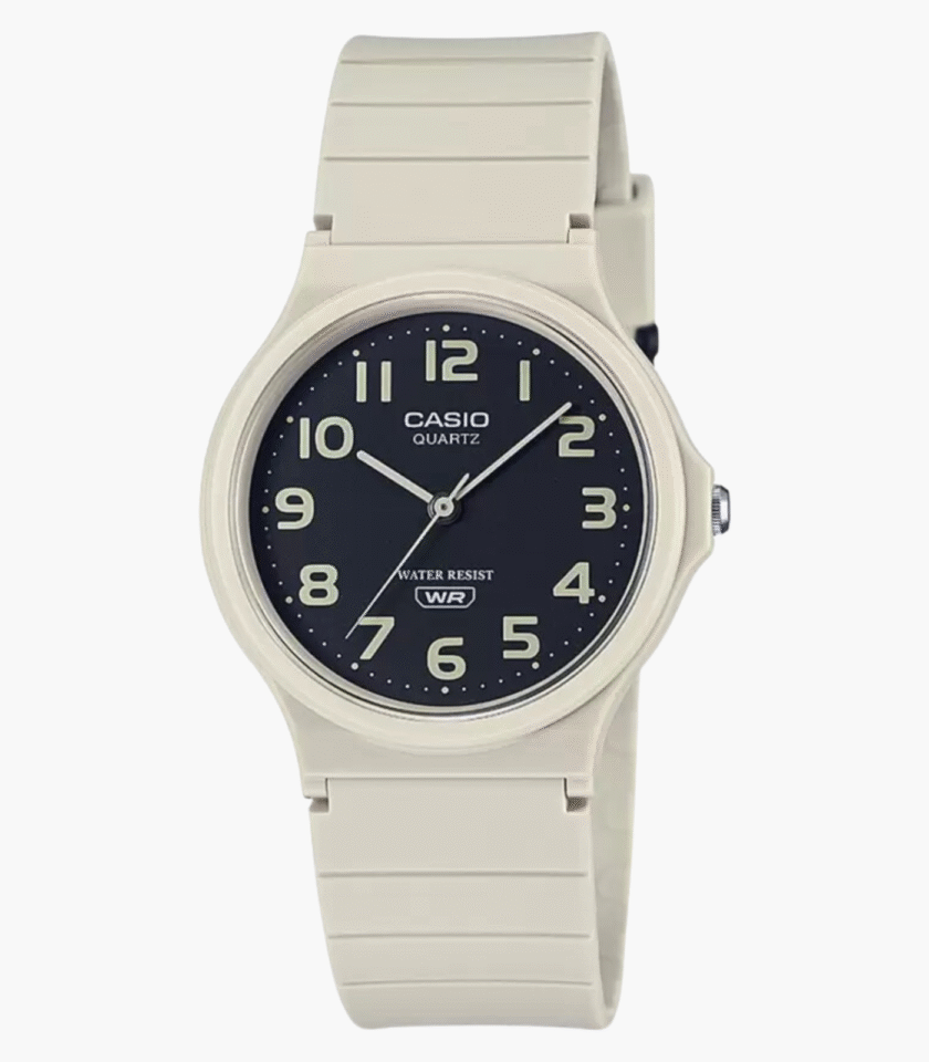 Montre Jeunesse Casio - MQ-24UC-8BDF - Bracelet en résine blanc - Affichage analogique - Résistant à l'eau