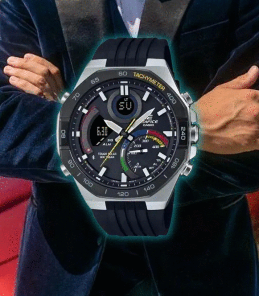 Montre Homme Bluetooth Casio Edifice - ECB-950MP-1ADF - Bracelet en Résine Noir - Affichage analogique - Résistant à l'eau – Image 2