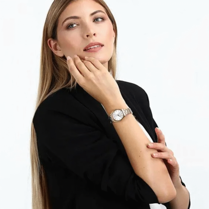 Montre Femme Trussardi - R2453157503 - Bracelet en Acier inoxydable doré - Affichage analogique - Résistant à l'eau