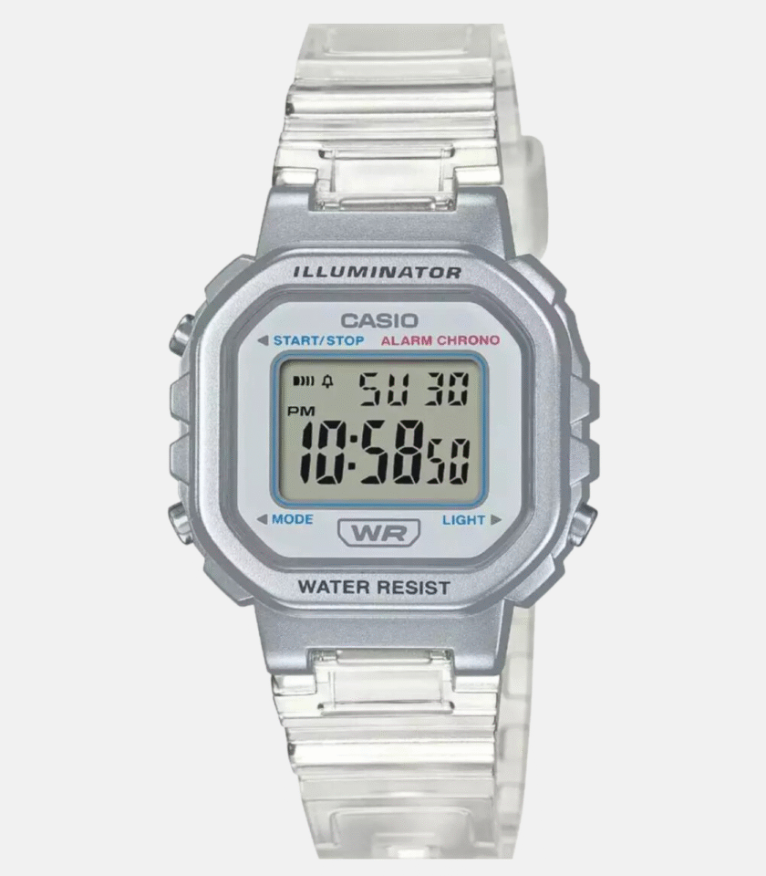 Montre Jeunesse Casio - LA-20WHS-7ADF - Bracelet en Résine - Affichage numérique - Résistant à l'eau
