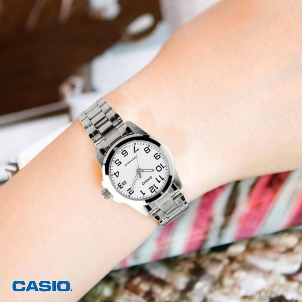 Montre Femme Casio - LTP-1215A-7B2DF - Bracelet en Acier inoxydable - Affichage analogique - Résistant à l'eau – Image 3