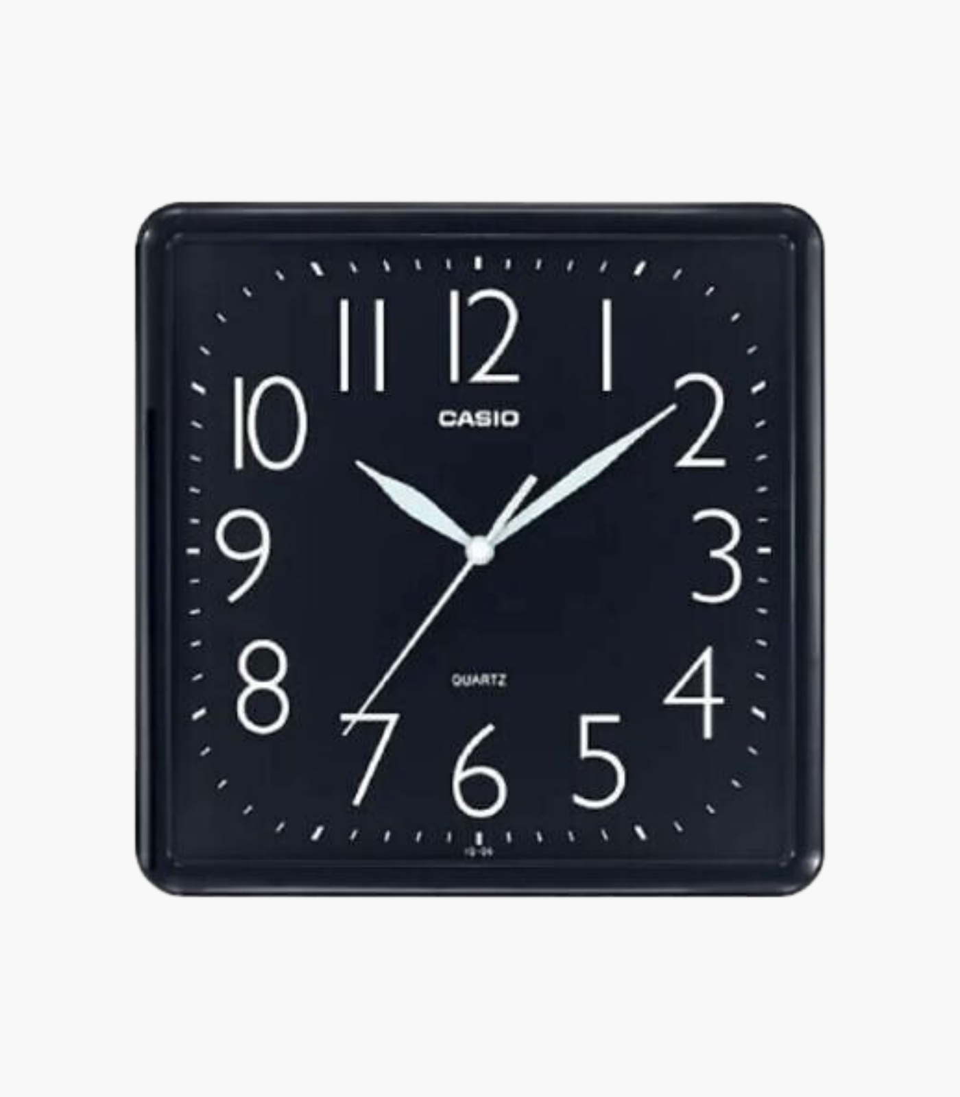 Horloge Murale Casio - IQ-06-1DF - Carré - Affichage analogique - Noir