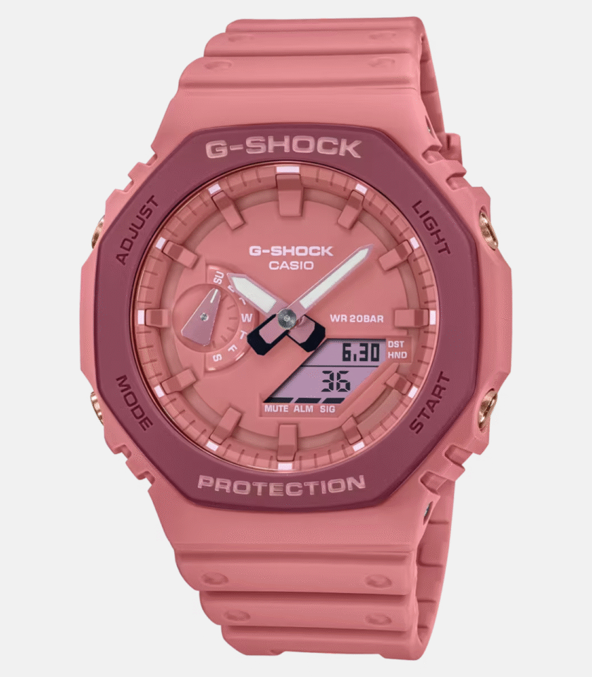 Montre Homme Casio G-Shock - GA-2110SL-4A4DR - Bracelet en Résine - Affichage analogique - Résistant à l'eau