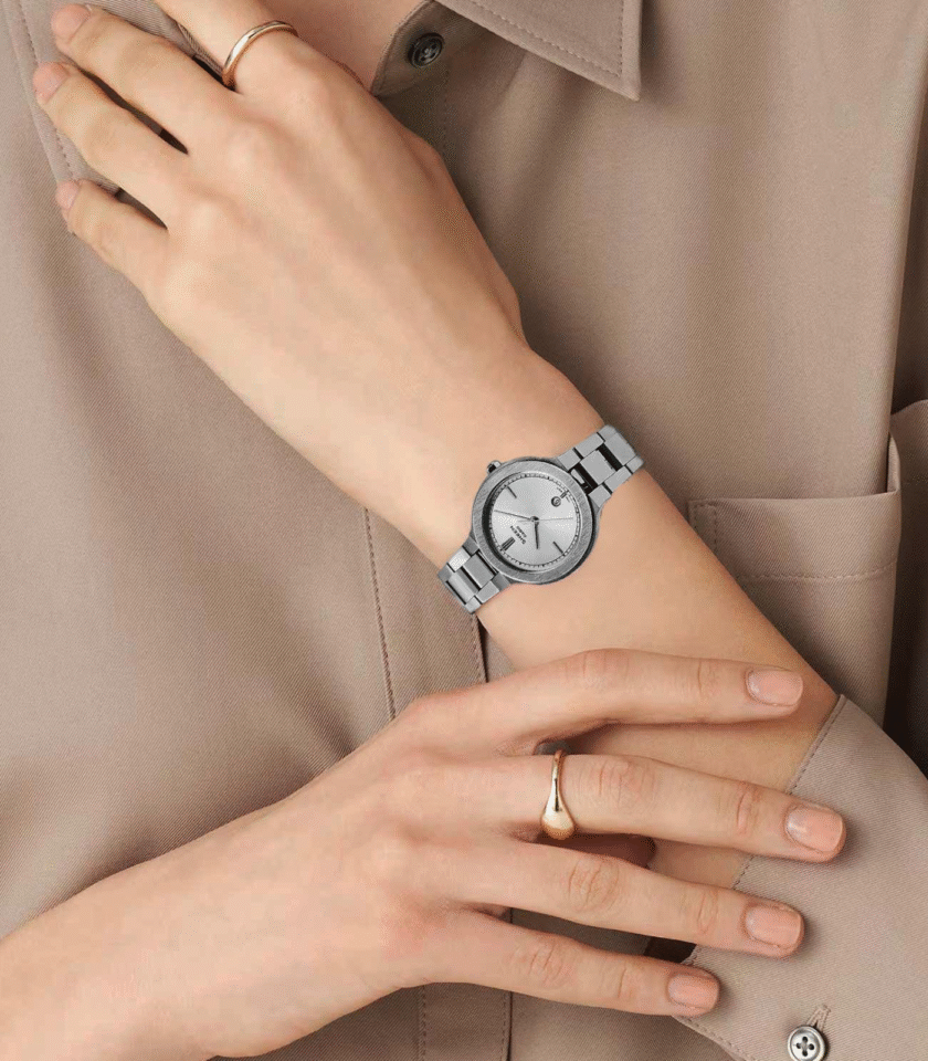 Montre Femme Casio SHEEN - SHE-4559D-7AUDF - Bracelet en Acier Inoxydable - Affichage analogique - Résistant à l'eau - Verre Saphir – Image 2