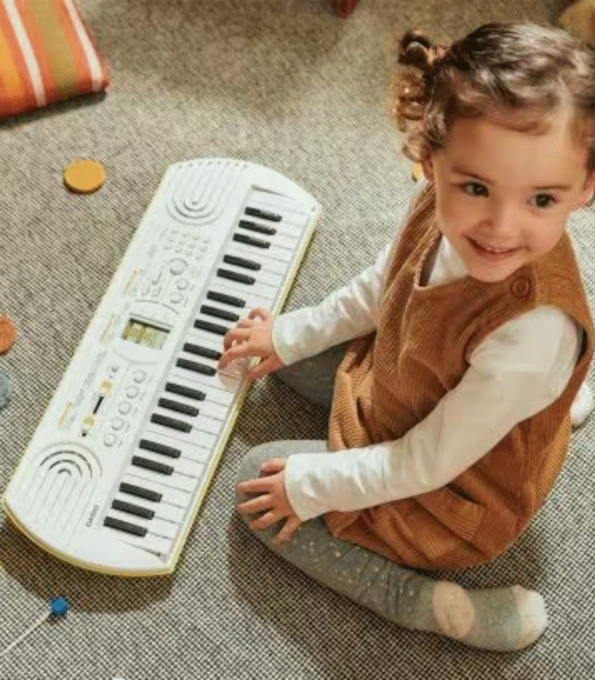 CASIO Mini Clavier Arrangeur SA-80 Blanc 44 touches – Image 2