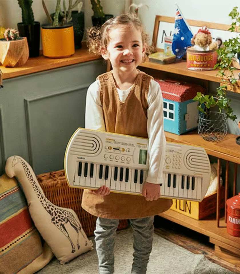 CASIO Mini Clavier Arrangeur SA-80 Blanc 44 touches – Image 3